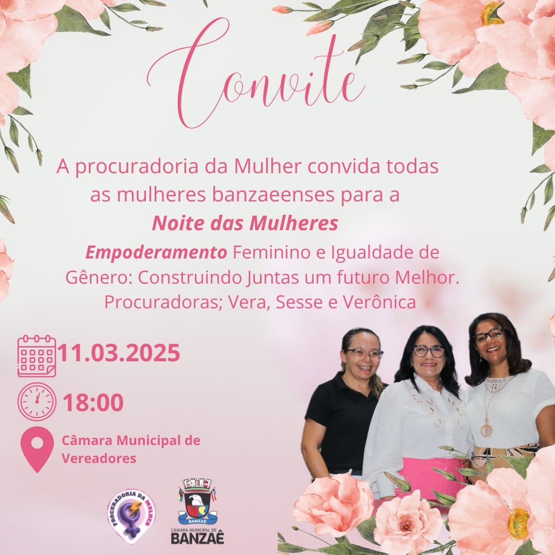 Convite - Noite das Mulheres 