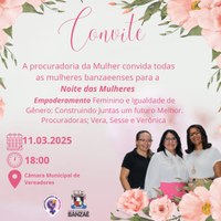 Convite - Noite das Mulheres 