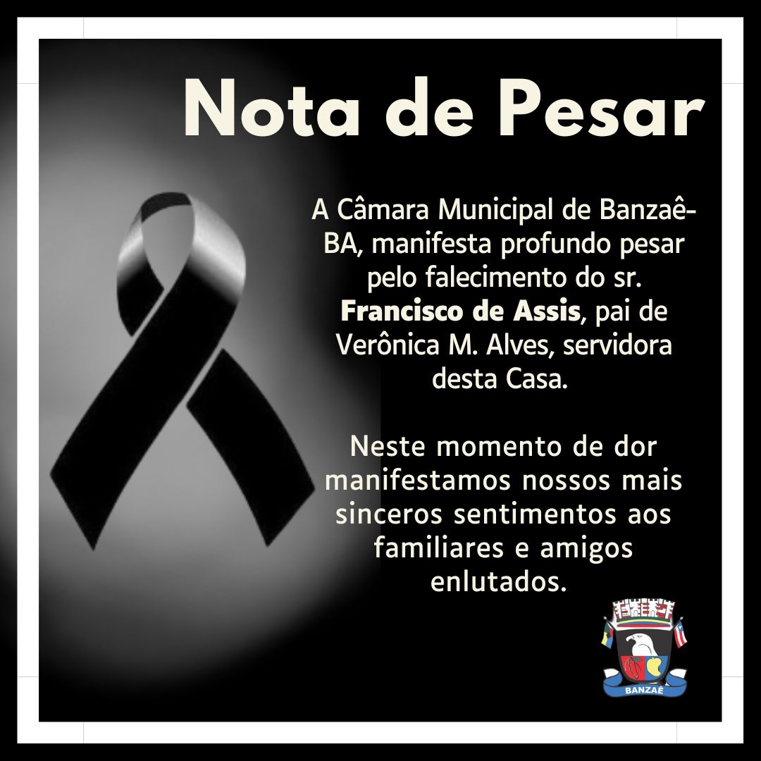 NOTA DE PESAR